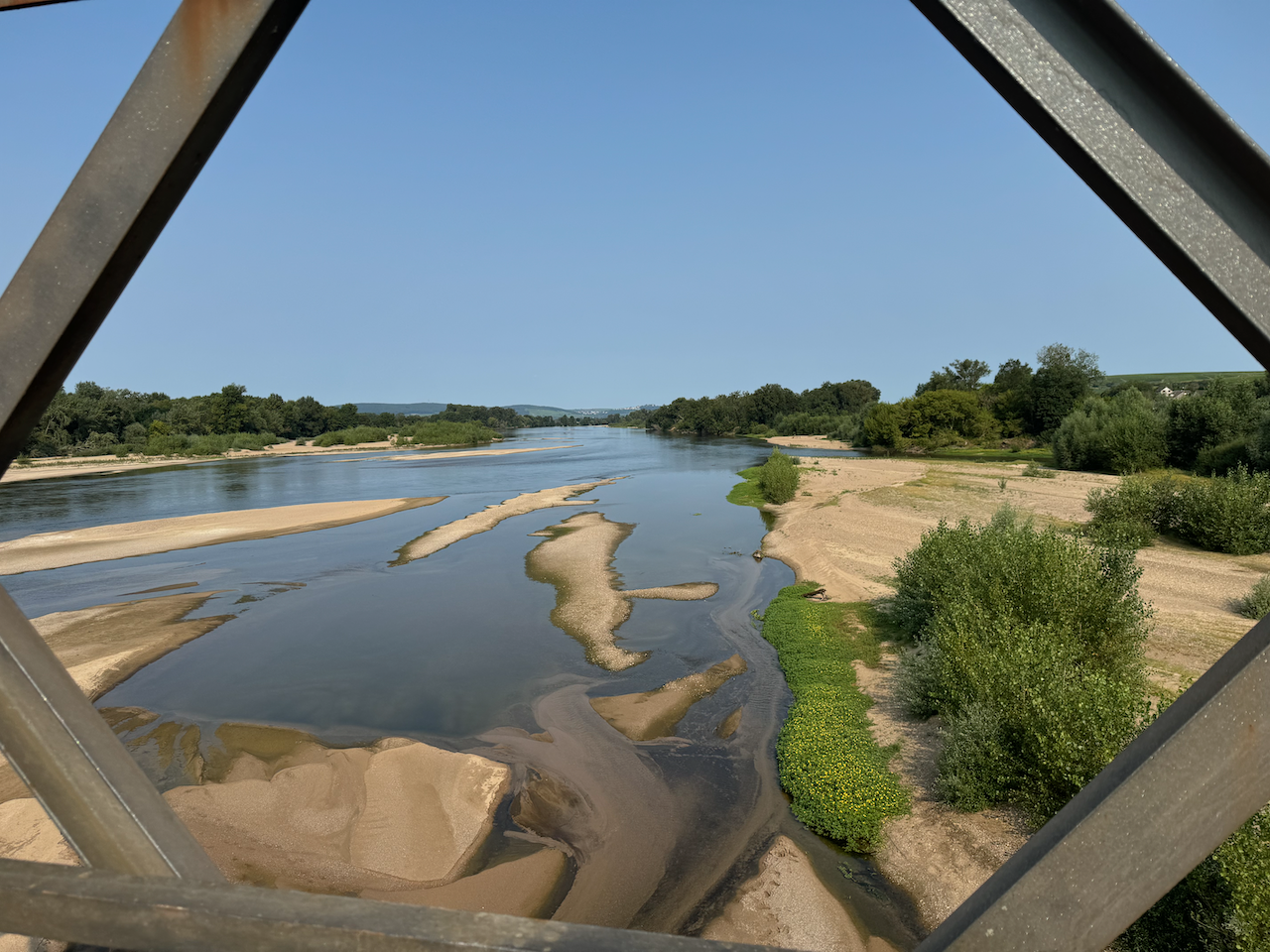 View of the river leaving Pouilly-sur-Loire