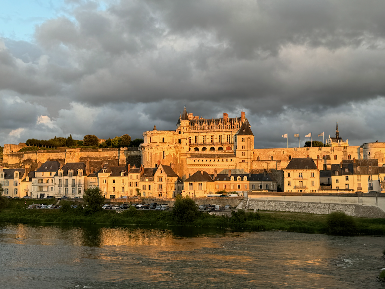 Sunset over Amboise