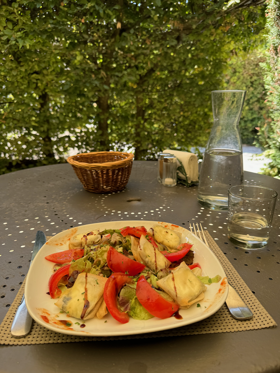 Hotel at Rigny-Ussé - lunch