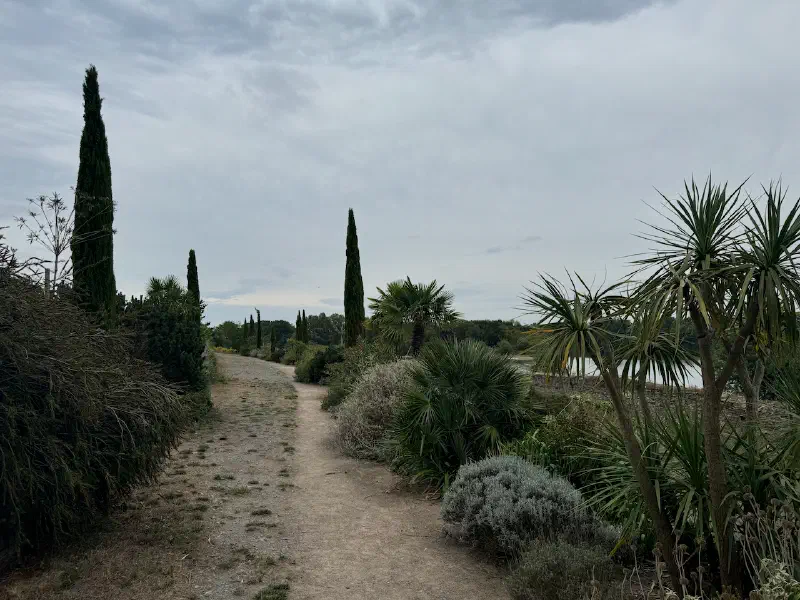 Mediterranean garden at Sainte Gemmes-sur-Loire