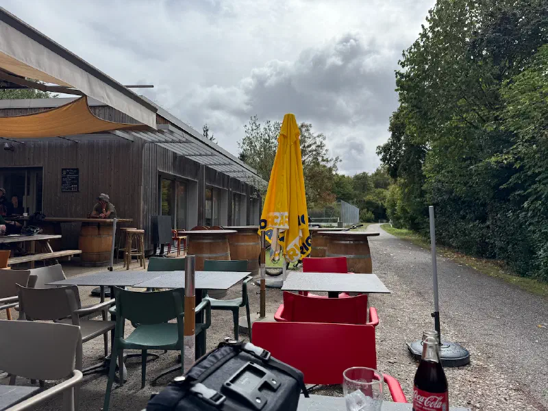 Bike path cafe