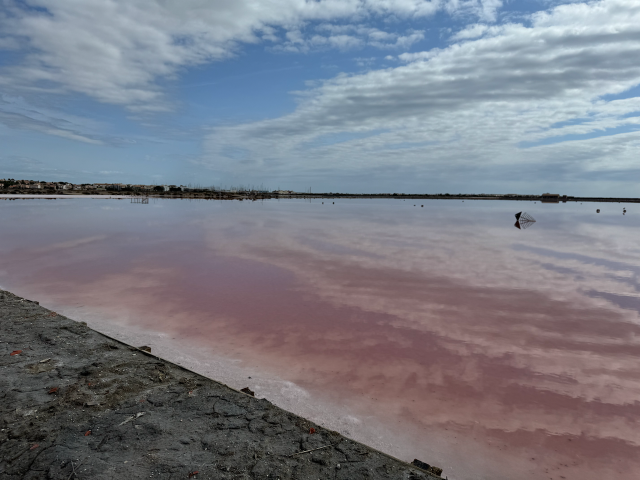 The Gruissan salt lake