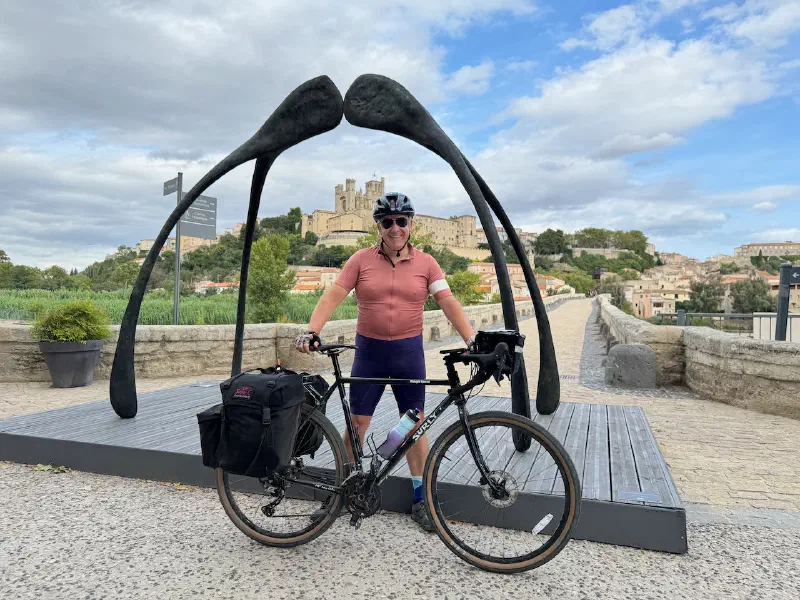 Me arriving at Béziers