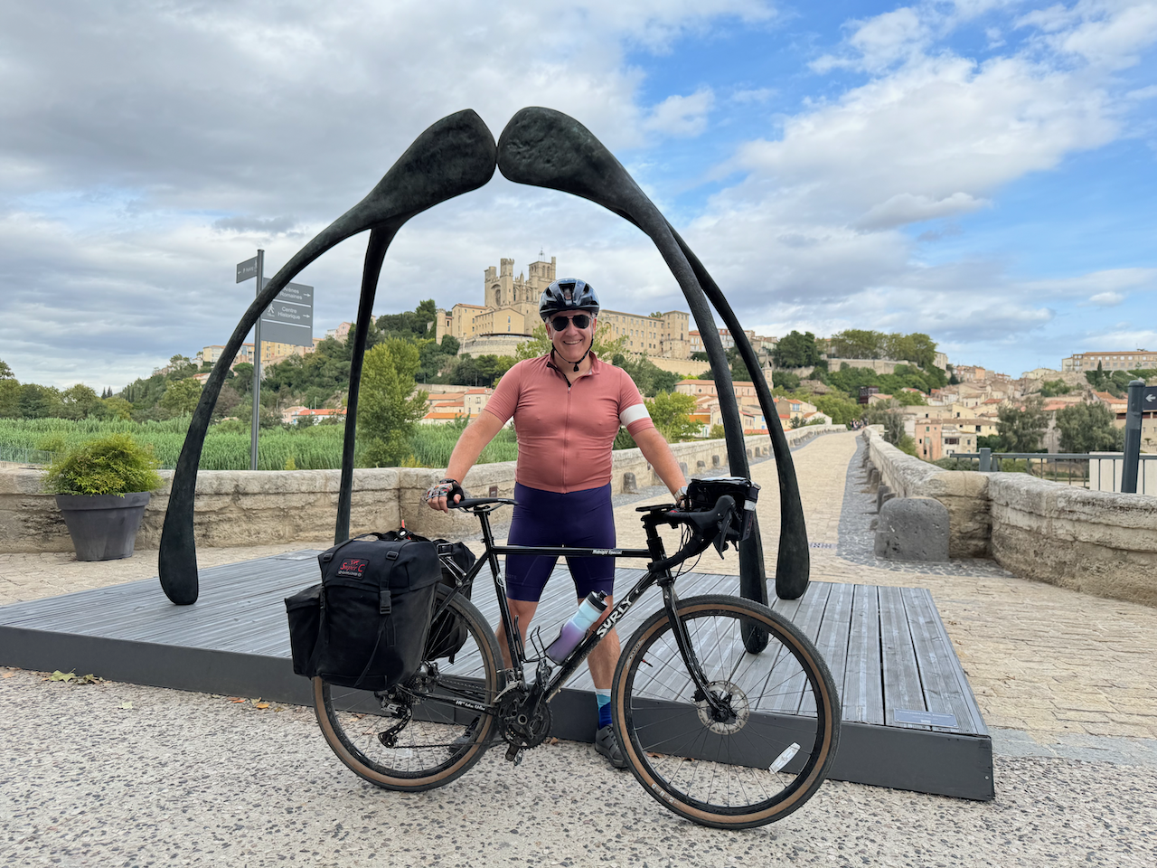 Me arriving at Béziers