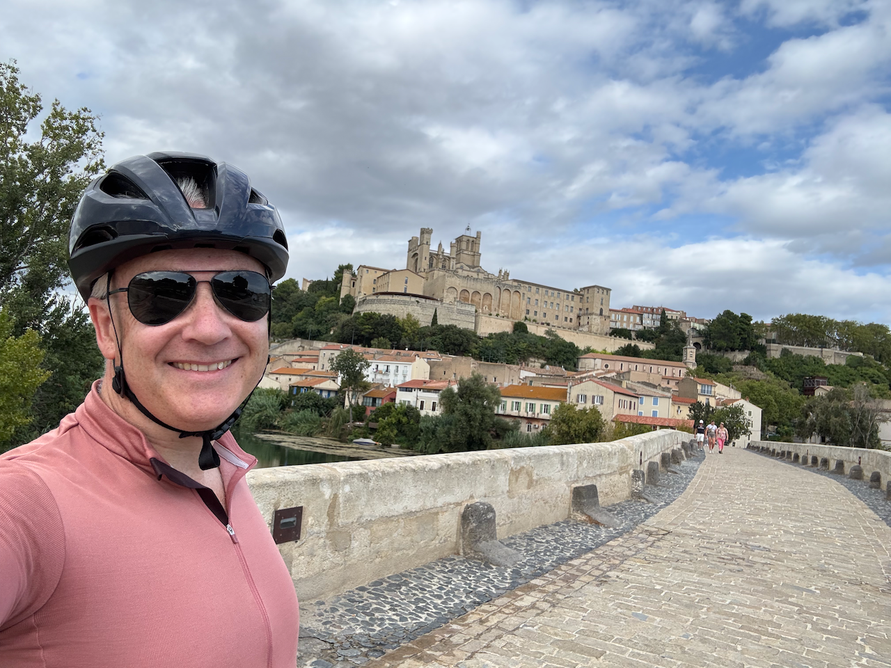 Selfie arriving at Béziers
